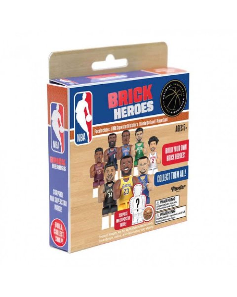 NBA Brick Heroes Μίνι Φιγούρα NBA Superstar σε Κουτάκι Έκπληξη