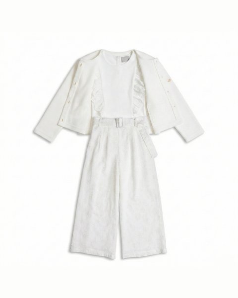 Pants with cutwork embroidery (6-14 years)
