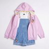 Denim overall with top Paul Frank (12 months-8 years)