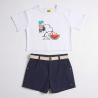Cropped top Snoopy with embossed elements (12 months-10 years)