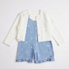 Playsuit with embroidery (18 months-5 years)