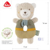 Soft ring rattle bear fehnNATUR® (0+ months)