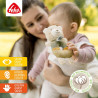 Soft ring rattle bear fehnNATUR® (0+ months)