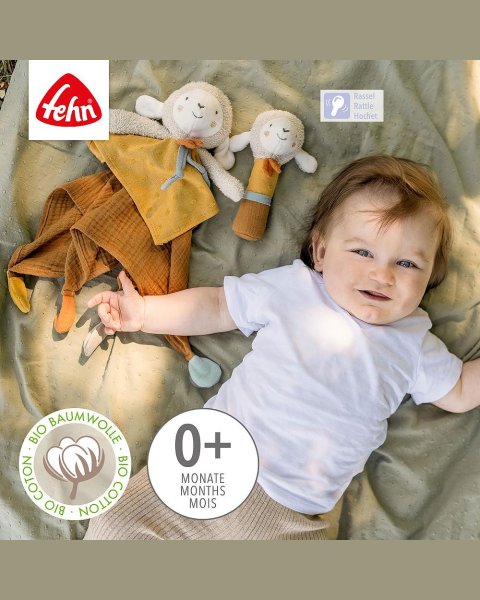 Soft rattle sheep fehnNATUR® (0+ months)