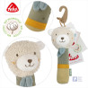 Soft rattle bear fehnNATUR® (0+ months)