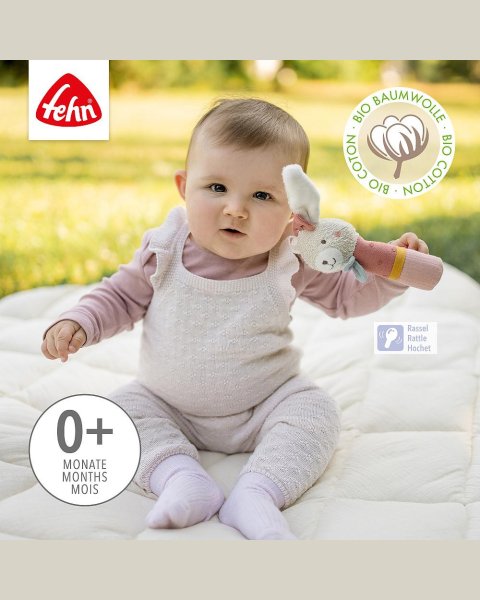 Κουδουνίστρα λούτρινος λαγός fehnNATUR® (0+ μηνών)