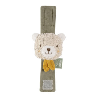 Soft rattle bracelet bear fehnNATUR® (0+ months)