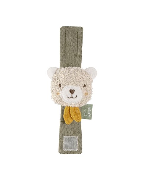 Soft rattle bracelet bear fehnNATUR® (0+ months)