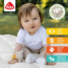 Soft rattle bracelet sheep fehnNATUR® (0+ months)