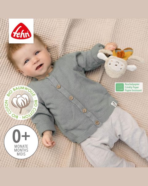 Crinkle toy sheep fehnNATUR® (0+ months)