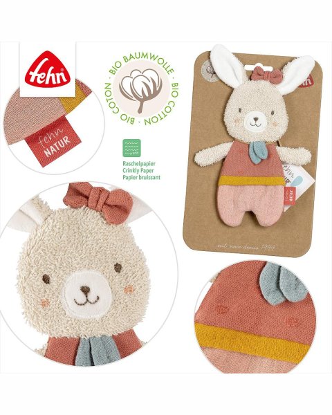 Crinkle toy hare fehnNATUR® (0+ months)