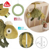 Musical plush toy Fehn & sleeping aid baby chameleon (0+ months)