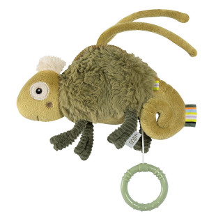 Musical plush toy Fehn & sleeping aid baby chameleon (0+ months)