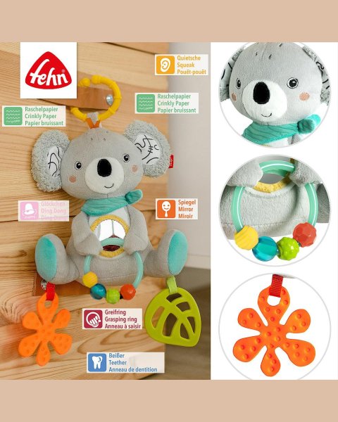Activity soft toy koala Fehn (0+ months)
