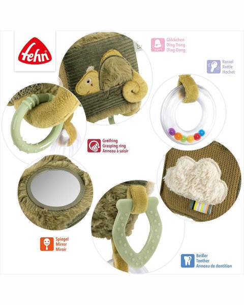 Soft chameleon fabric book Fehn (0+ months)