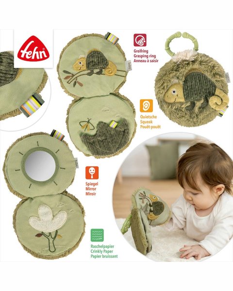 Soft chameleon fabric book Fehn (0+ months)