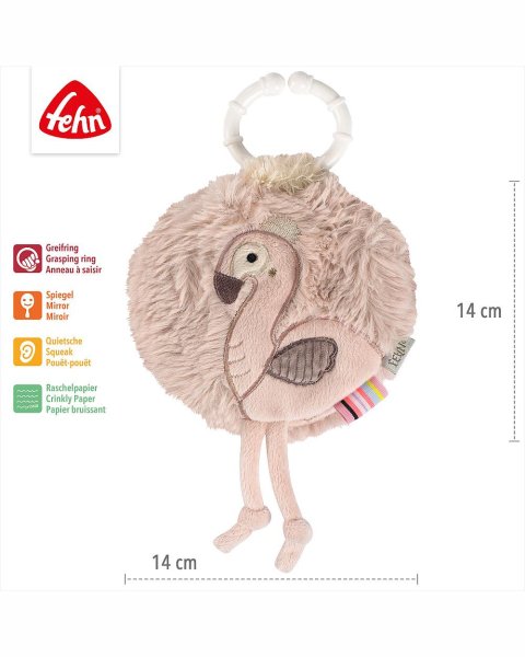 Soft chameleon flamingo book Fehn (0+ months)