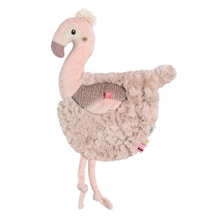 Sleep aid & soft toy flamingo Fehn (0+ months)