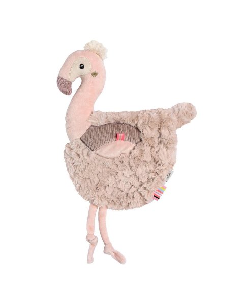 Sleep aid & soft toy flamingo Fehn (0+ months)