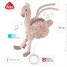 Musical plush toy Fehn & sleeping aid baby flamingo (0+ months)