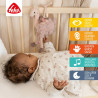 Musical plush toy Fehn & sleeping aid baby flamingo (0+ months)