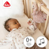Musical plush toy Fehn & sleeping aid baby flamingo (0+ months)