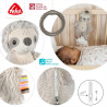 Musical plush toy Fehn & sleeping aid baby sloth (0+ months)