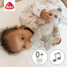 Musical plush toy Fehn & sleeping aid baby sloth (0+ months)