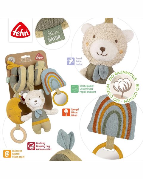   Παιχνίδι σπιράλ δραστηριοτήτων Fehn bear (0+ μηνών)
