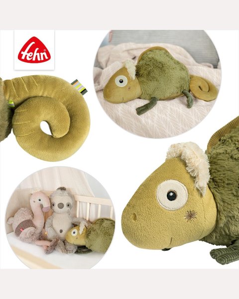Soft toy chameleon XL 46cm Fehn (0+ months)