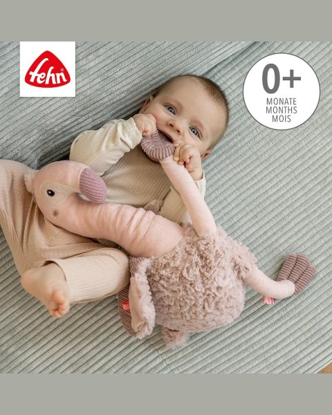 Soft toy flamingo XL 56cm Fehn (0+ months)
