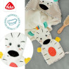 Bath glove zebra DoBabyDoo Fehn (0+ months)