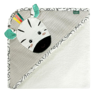 Hooded towel zebra 80x80cm DoBabyDoo Fehn (0+ months)