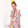 Dress with floral pattern (6-16 years)