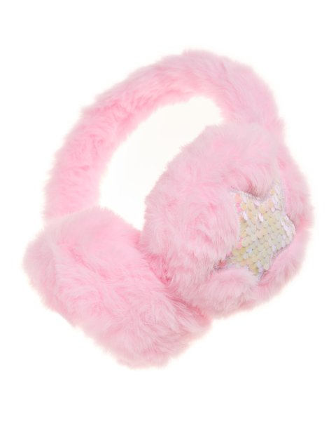 Fluffy Earmuffs with sequins (5-10 years)