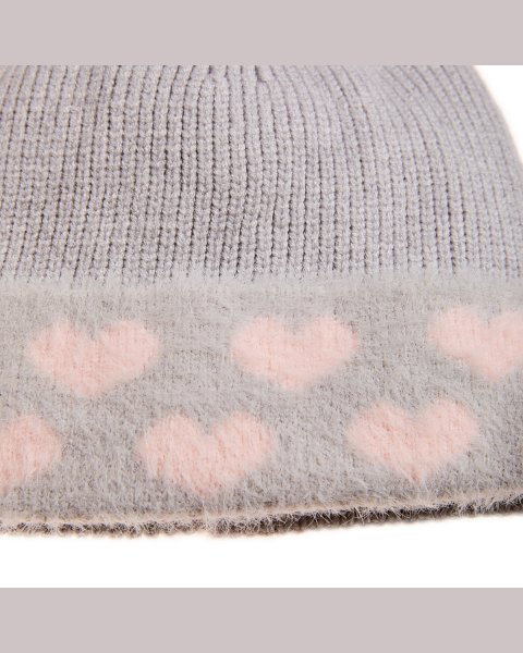 Set beanie and scarf with fluffy interior (3-6 years)