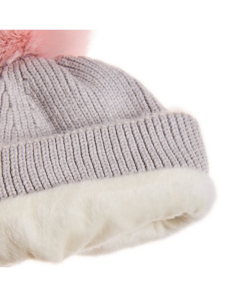 Set beanie and scarf with fluffy interior (3-6 years)