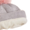 Set beanie and scarf with fluffy interior (3-6 years)