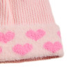 Set beanie and scarf with hearts pattern (2-6 years)