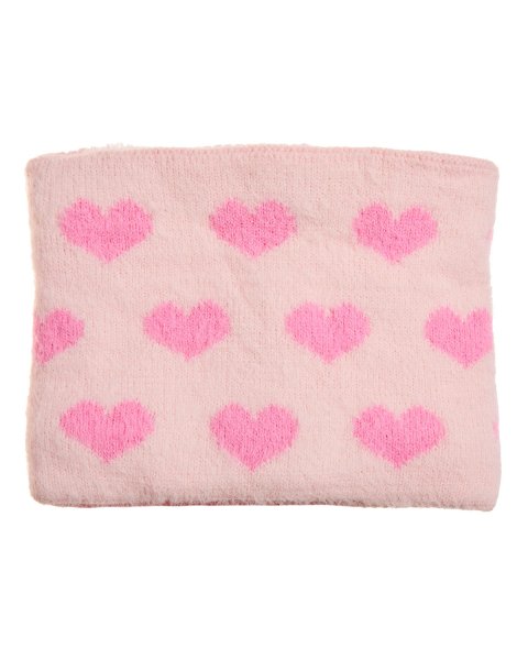 Set beanie and scarf with hearts pattern (2-6 years)