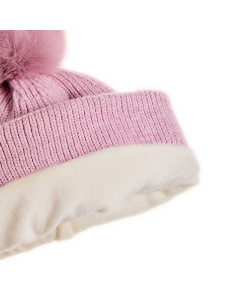 Set beanie and scarf with fluffy interior (3-6 years)