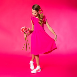 Dress with ruffles (6-16 years)
