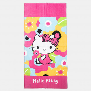 Πετσέτα θαλάσσης Hello Kitty 70x140εκ.