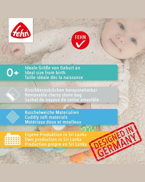 Μαξιλάρι με κουκούτσι κερασιού (θερμοφόρα) φλαμίνγκο Fehn (0+ μηνών)