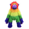 Hand puppet Rainbow Monkey - The Puppet Company