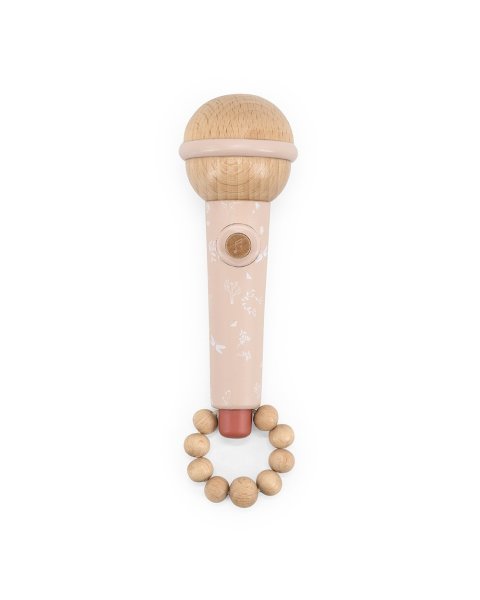 Wooden Microphone Label Label (12+ months)