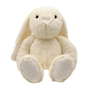 Plush toy rabbit Rosa ivory (large) label label