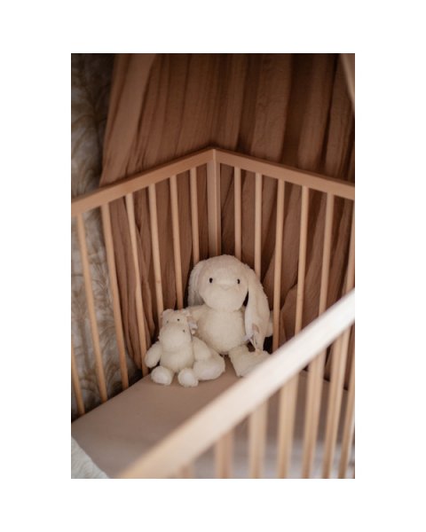 Plush toy rabbit Rosa ivory (large) label label