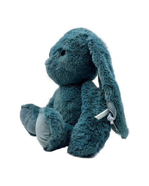 Plush toy rabbit Rosa blue (medium) label label