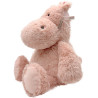 Plush toy hippo Harvey ροζ (medium) label label